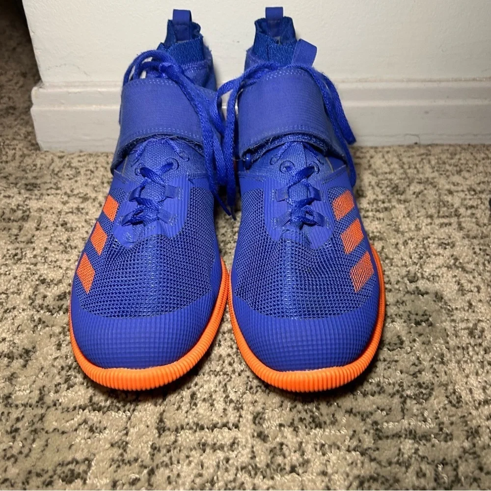Adidas Blue & Orange Crazy Power Rk Cross Trainers Size 10.5
